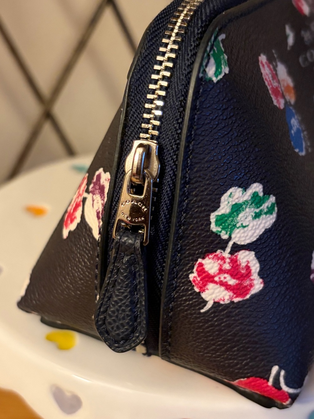 Coach Cosmetic Pouch Euc - Picture 6 of 7